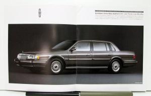 1990 Lincoln Continental Signature Series Sales Brochure Japanese Text