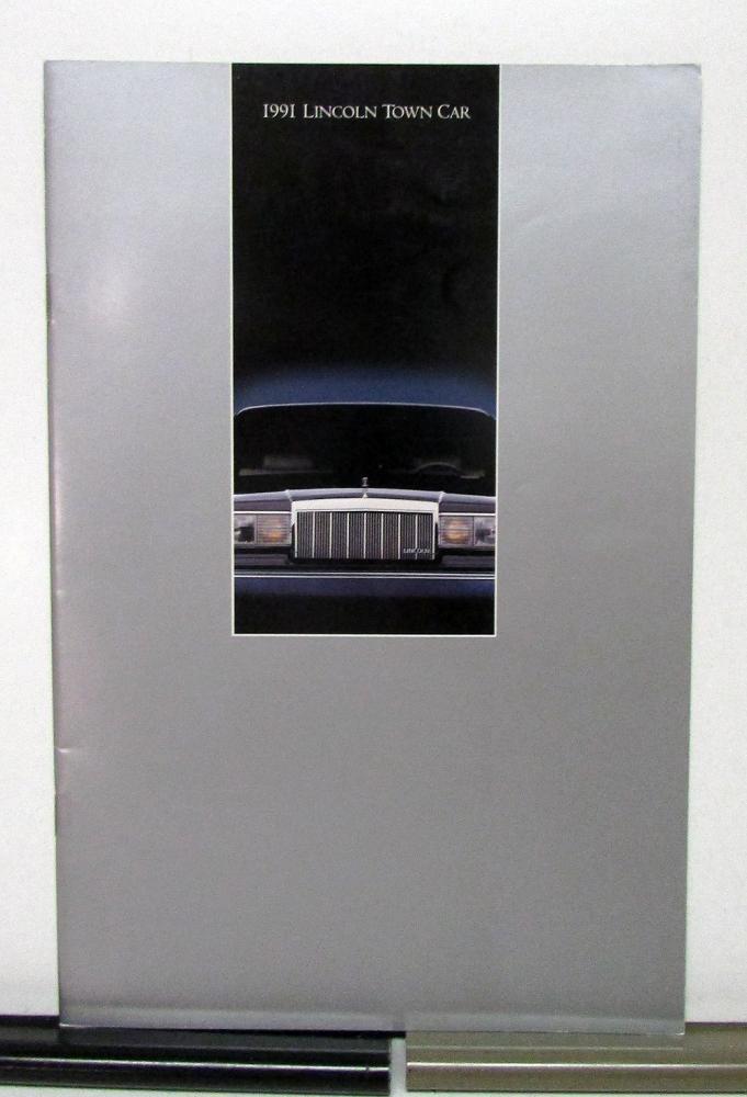 1991 Lincoln Town Car Sales Brochure