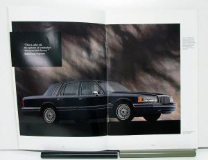 1991 Lincoln Town Car Sales Brochure