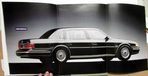 1992 Lincoln Continental Sales Brochure & Specifications Oversized