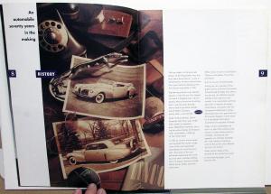 1992 Lincoln Continental Sales Brochure & Specifications Oversized