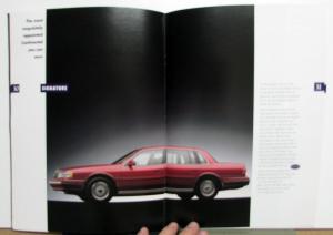 1992 Lincoln Continental Sales Brochure & Specifications Oversized