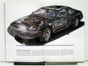 1993 Lincoln Mark VIII Sales Brochure & Specifications Oversized