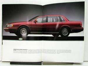 1993 Lincoln Continental Sales Brochure & Specifications Oversized