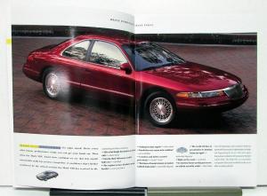 1994 Lincoln Mark VIII Sales Brochure & Specifications Oversized