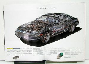 1994 Lincoln Mark VIII Sales Brochure & Specifications Oversized