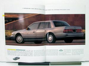 1994 Lincoln Continental Sales Brochure & Specifications Oversized