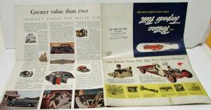 1941 Pontiac Original Sales Brochure Folder Torpedo Six Eight Coupe Woody Sedan