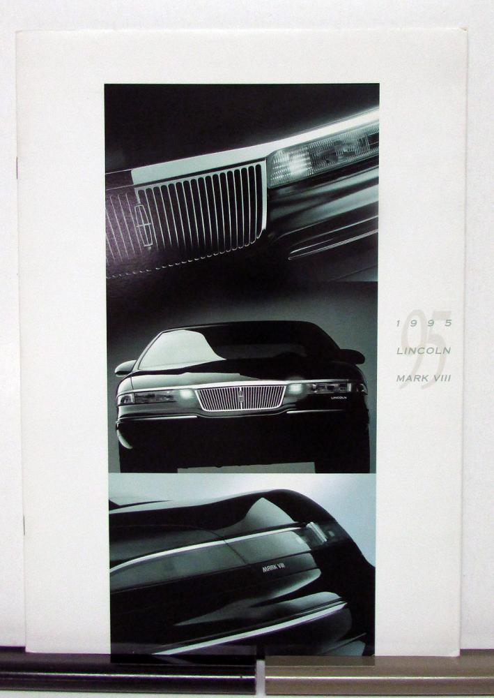 1995 Lincoln Mark VIII Sales Brochure & Specifications Oversized
