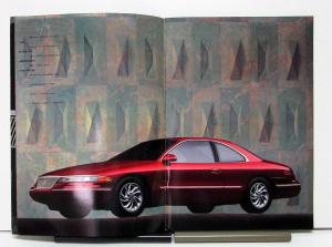 1995 Lincoln Mark VIII Sales Brochure & Specifications Oversized