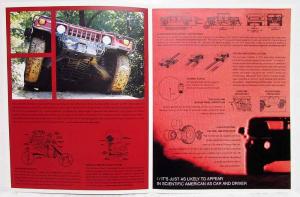 2000 Hummer Thinking You Are the One in Heaven Sales Brochure