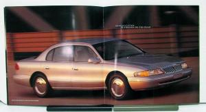 1997 Lincoln Continental Sales Brochure & Specifications Oversized