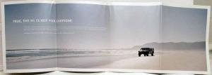 2002 Hummer H1 Sales Brochure Folder Poster