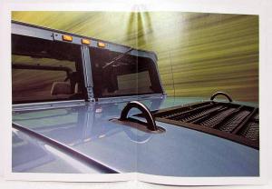 2002 Hummer H1 Sales Brochure Folder Poster