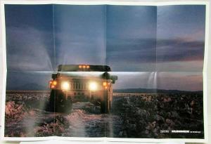 2003 Hummer H1 Sales Brochure Folder Poster