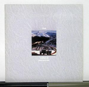 1998 Lincoln Navigator Sales Brochure & Specifications
