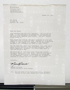 1998 Lincoln Navigator Sales Brochure & Specifications