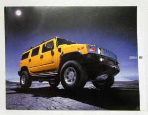 2004 Hummer H2 Like Nothing Else Sales Brochure