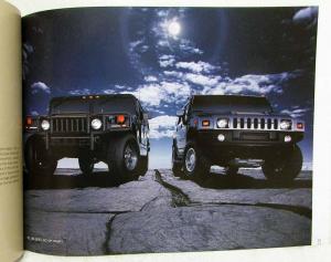 2004 Hummer H2 Like Nothing Else Sales Brochure