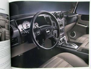 2004 Hummer H2 Like Nothing Else Sales Brochure