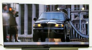 1999 Lincoln Navigator Sales Brochure Portfolio & Specifications ddt sep 98