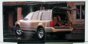 1999 Lincoln Navigator Sales Brochure Portfolio & Specifications ddt sep 98