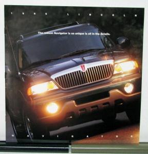 1999 Lincoln Navigator Sales Brochure Portfolio & Specifications ddt sep 98