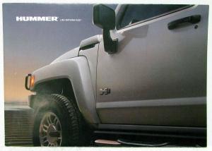 2005 Hummer Full Line H1 H2 H3 Sales Folder Poster