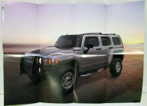 2005 Hummer Full Line H1 H2 H3 Sales Folder Poster