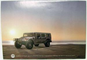 2005 Hummer Full Line H1 H2 H3 Sales Folder Poster