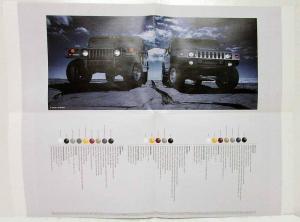 2005 Hummer Like Nothing Else Sales Folder Poster