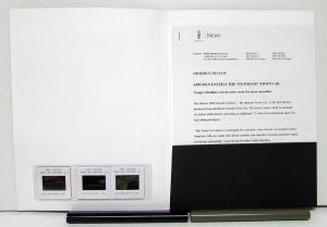2000 2001 Lincoln Town Car And LS Press Kit Portfolio