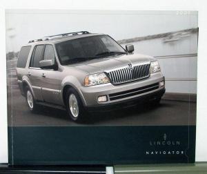 2005 Lincoln Navigator Sales Brochure & Specifications