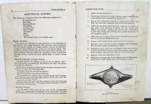 1928 Ford Model A Instruction Book Owners Manual Original