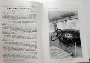 1932 Ford V8 Model Instruction Book Owners Manual Reprint