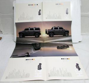 2005-2006 Hummer Full Line H1 H2 H3 Sales Folder Poster