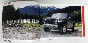2007 Hummer H2 Full Featured Sales Brochure - Italian Text