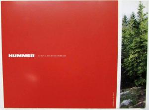 2007 Hummer H2 Full Featured Sales Brochure - Italian Text