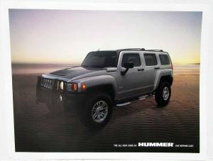 2006 Hummer All New H3 Like Nothing Else Sales Data Sheet