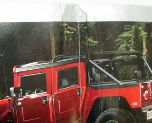 2006-2007 Hummer Full Line H1 H2 H3 Sales Folder Poster