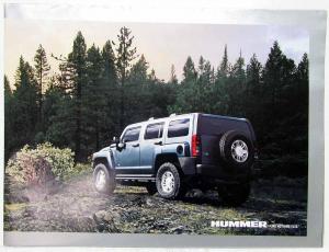 2007 Hummer H2 and H3 Sales Folder Poster