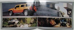 2007 Hummer H2 and H3 Sales Folder Poster