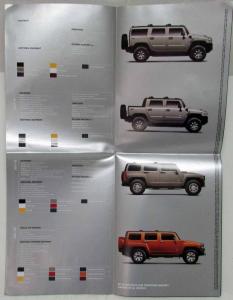 2007 Hummer H2 and H3 Sales Folder Poster