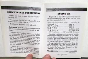 1936 Ford V8 Car Reference Book Owners Manual Reproduction