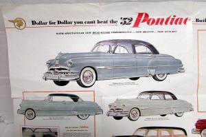 1952 Pontiac Original Prestige Sales Brochure New Dual-range Hydra-Matic Drive