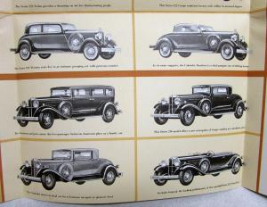 1932 Hupmobile Eight & Six Series 216 222 226 Sales Folder Brochure Original