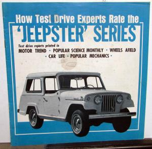1967 Jeepster Reports Brochure Wagoneer Gladiator Universal Convertible Commando