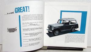 1967 Jeepster Reports Brochure Wagoneer Gladiator Universal Convertible Commando