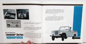 1967 Jeepster Reports Brochure Wagoneer Gladiator Universal Convertible Commando