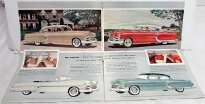 1954 Pontiac Chieftain Star Chief Catalina Color Sales Brochure Original